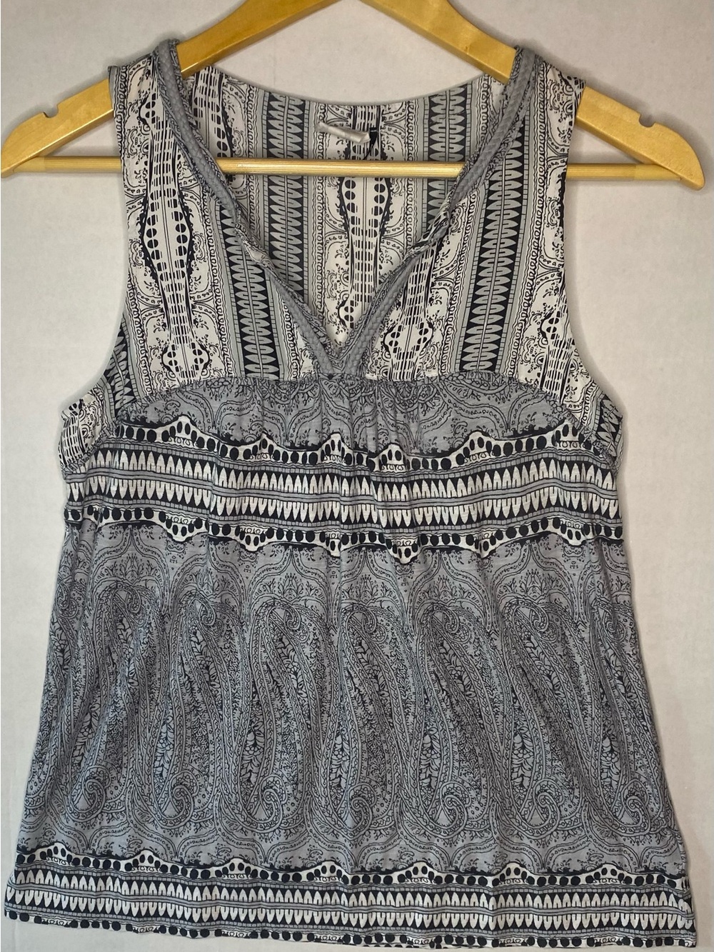 Akemi + Kin Anthropologie Paisley Boho Beach Festival Tank Top Women XS Flowy